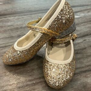 J crew crew its glitter heels girls 11